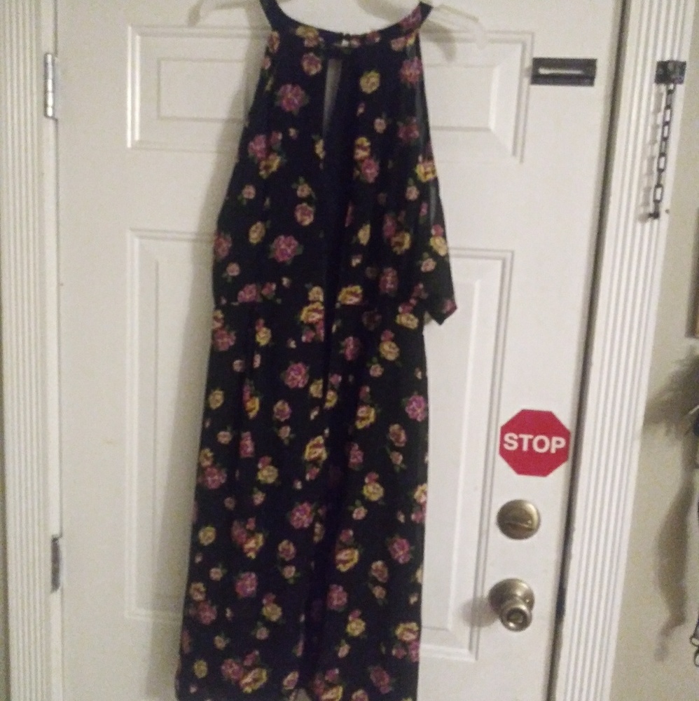 Midi high neck cold shoulder torrid dress